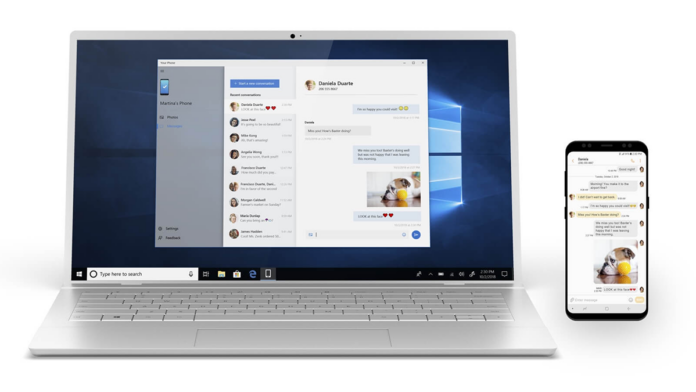 Microsoft Phone Link App Now Lets You Use iMessage from Your PC