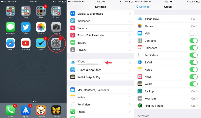 Setting up your iCloud email account