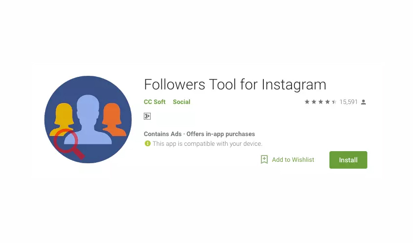 Follower tool for Instagram