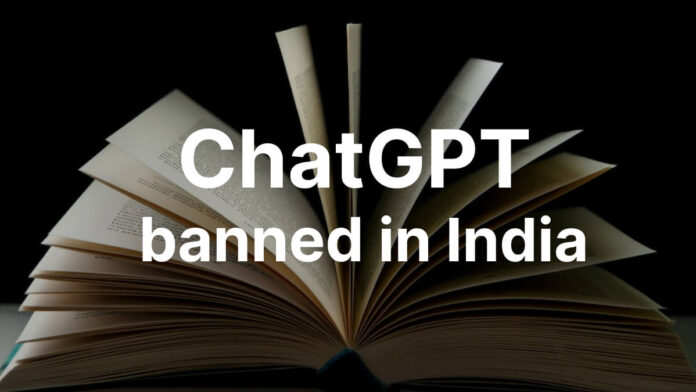 Is ChatGPT bannedblocked in India
