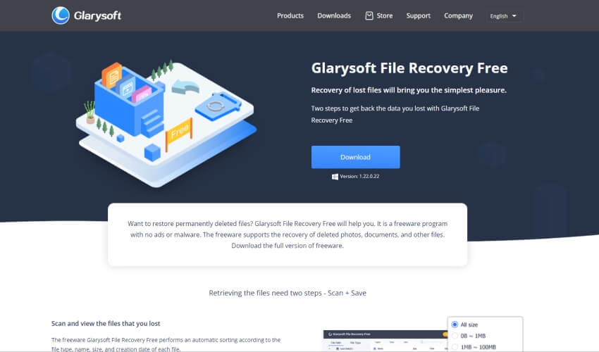 Glarysoft File Recovery Free