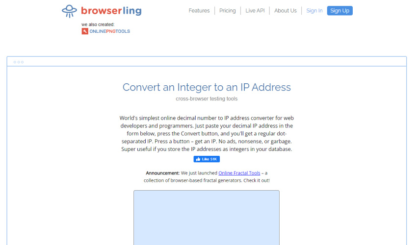 Browserling-Random IP Generator
