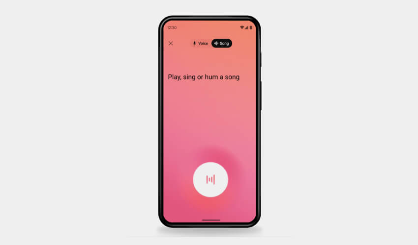 Search by Voice or Song - latest youtube update