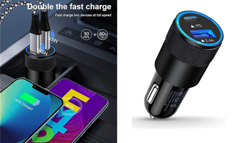 Ailkin Car Charger Two-Pack