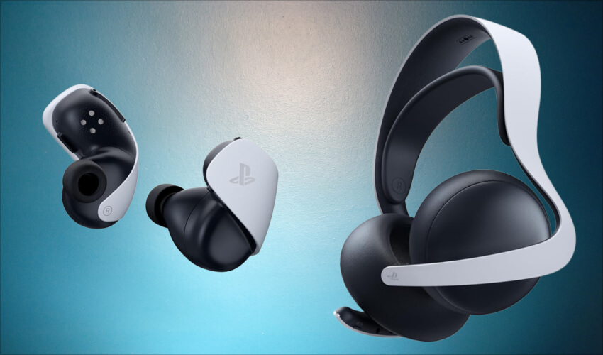 Sony PlayStation Pulse Explore Earbuds and Pulse Elite Headset