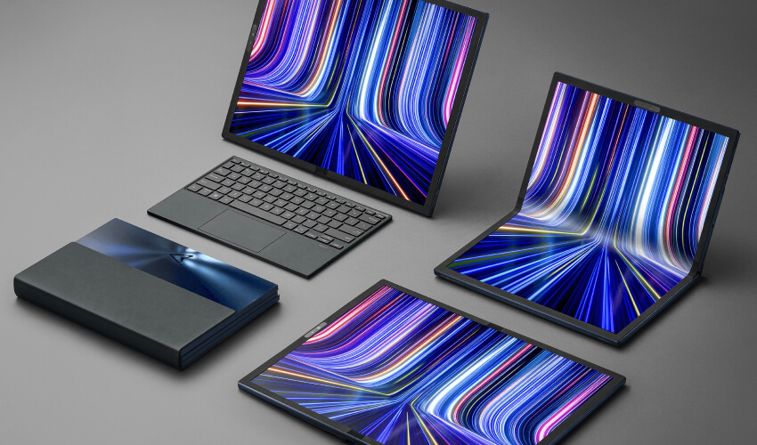 Asus Unveils Worlds First Foldable OLED Portable Monitor – ZenScreen Fold