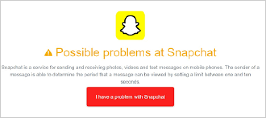 Check Snapchat Server Status- Solution for C14 A snapchat support error