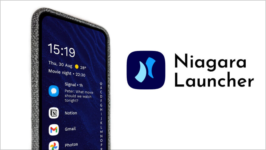 Niagara Launcher best app for S24 ultra users 