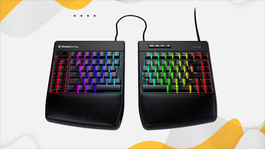 Kinesis Freestyle Edge RGB Split Mechanical Gaming Keyboard