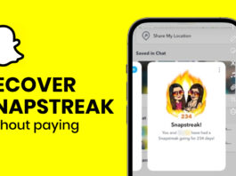 How to restore Streak in Snapchat without paying
