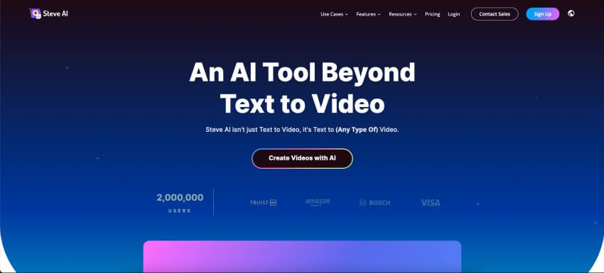 Steve AI Text To Video AI Free online