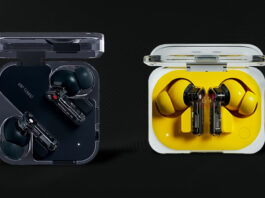 Nothing Ear and Ear (a) Earbuds with their charging case