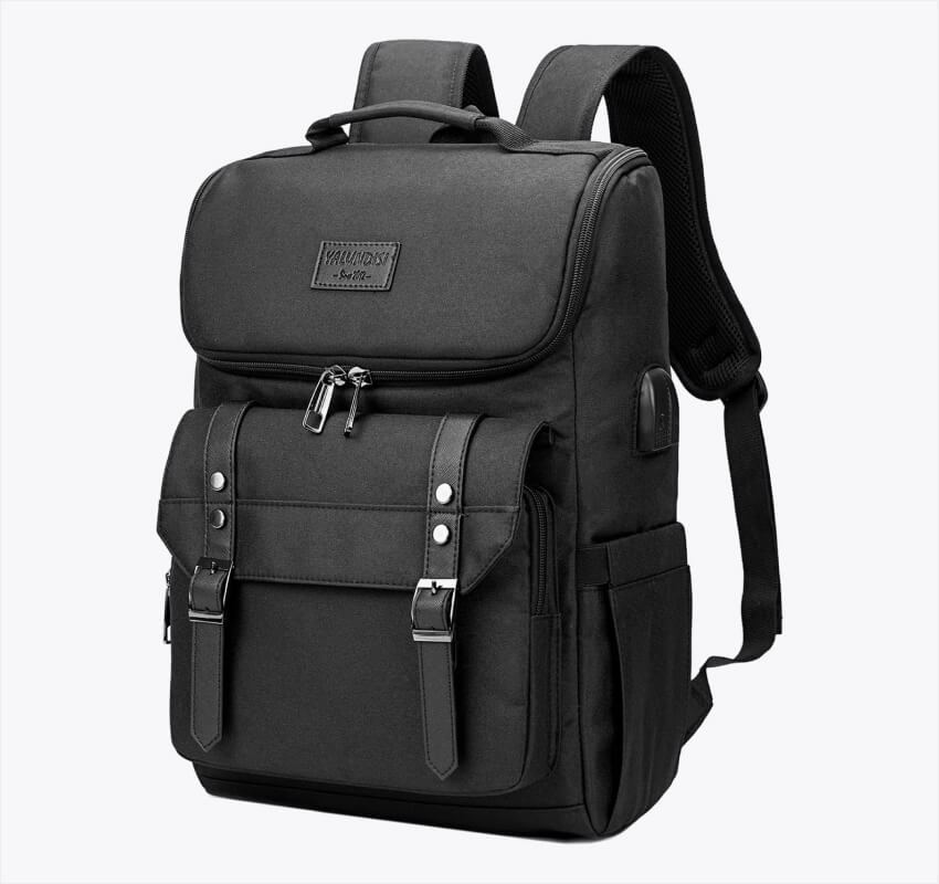 Yalundisi Vintage Backpack best smart laptops backpack