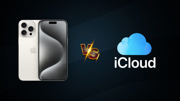 iphone storage vs icloud storage