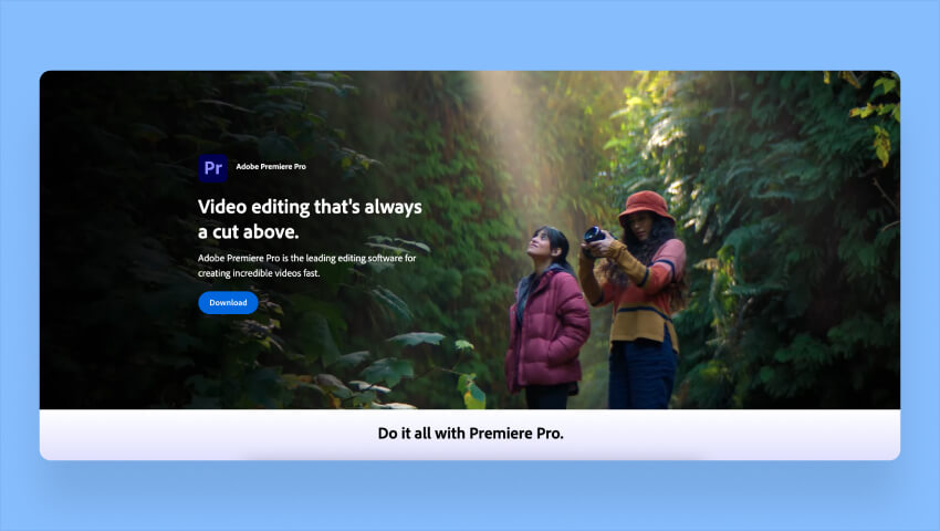 Adobe Premiere Pro paid color grading software