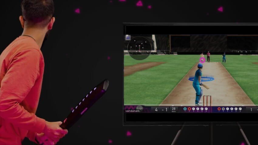 MetaShot Smart Bat Gameplay of VR Cricket