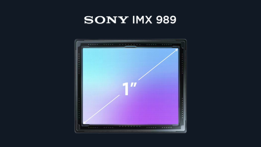Sony IMX 989 1-inch best camera sensor for mobile