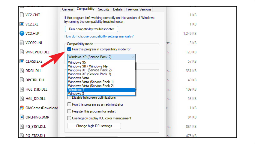 Use Compatibility Mode