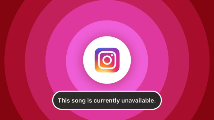 This Song is Currently Unavailable Instagram
