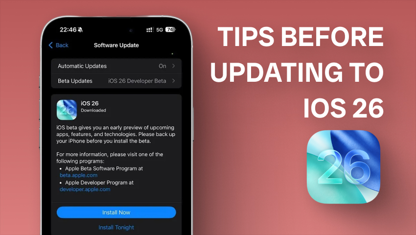 Tips Before Updating to iOS 26